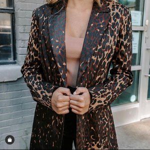 NWT Kittenish Cheetah Print Blazer